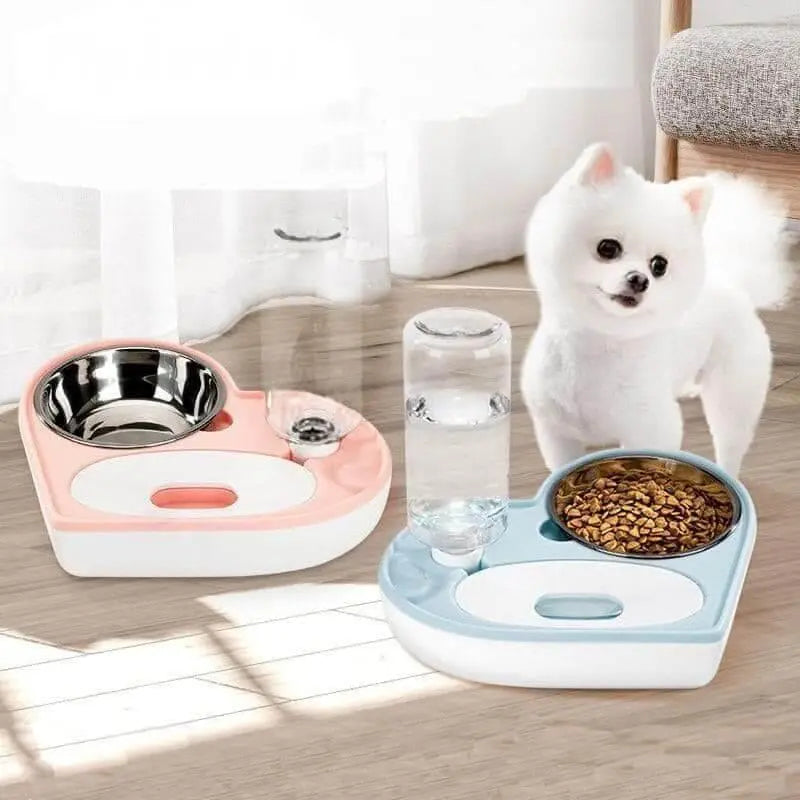 2 In 1 Pet Water Food Bowl - Kuzcart