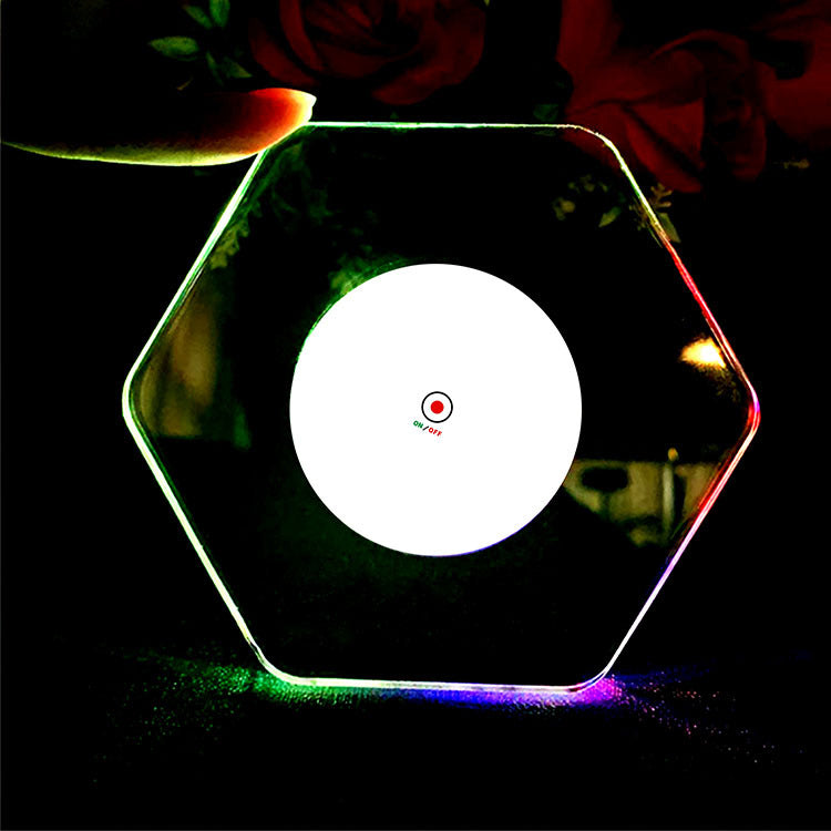 LED Acrylic Glow Coaster