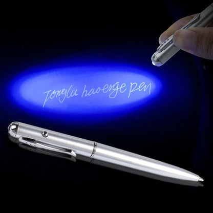 UV Light Ballpoint Pen with Invisible Ink