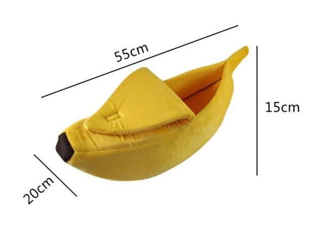 Banana Shape Pet Bed - Kuzcart