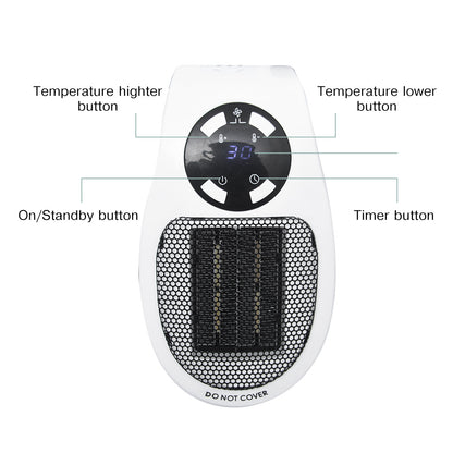 Portable Plug In Wall Heater - Kuzcart