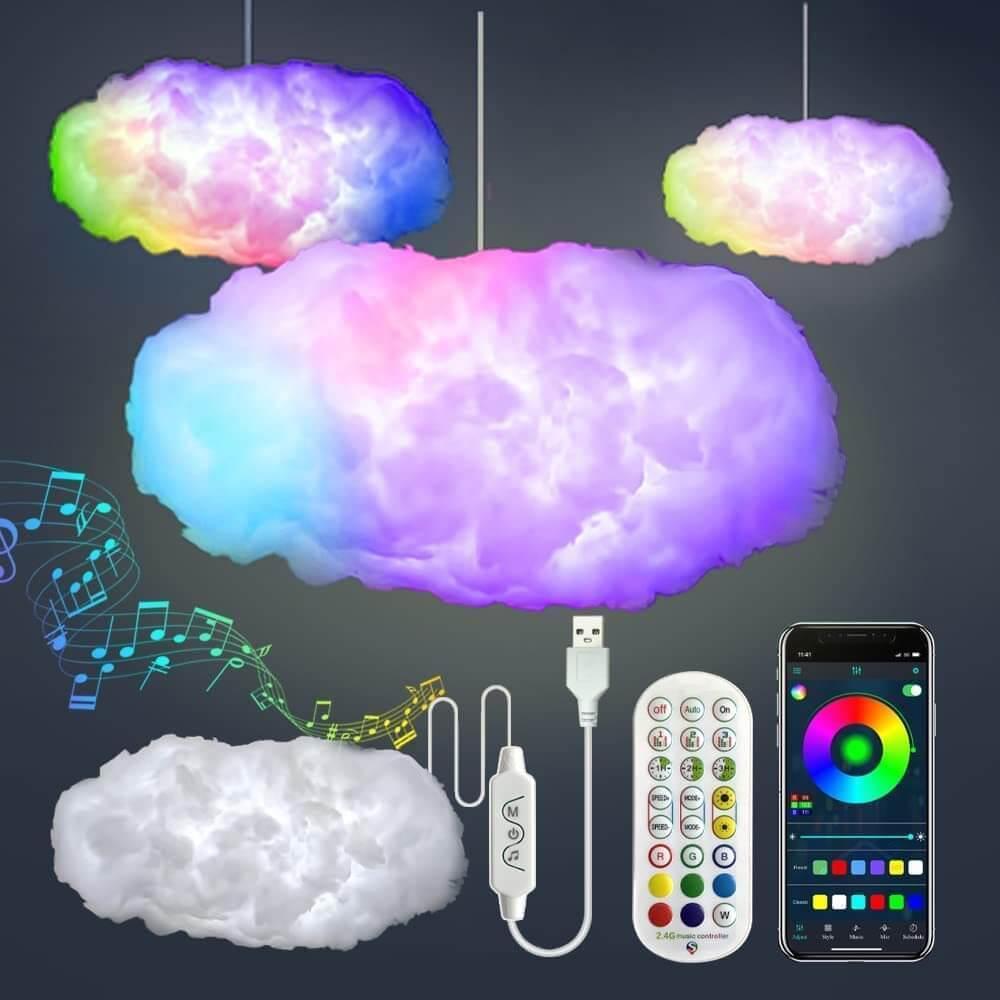 3D Cloud Lighting Fixture - Kuzcart
